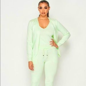 #15 Mint 3 Piece Pant Set